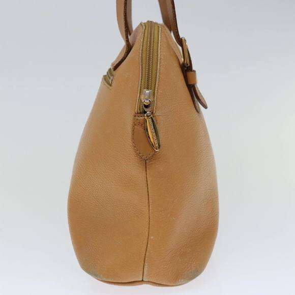 BURBERRY Hand Bag Leather Beige Auth ti1623 - Picture 3 of 16